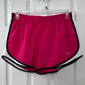 Nike Dri-Fit Bright Pink Nylon Lined Athletic Shorts Sz XL
